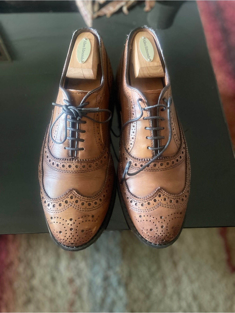 Allen Edmonds McAllister Full-Brogue Wingtip Oxfords. 7D